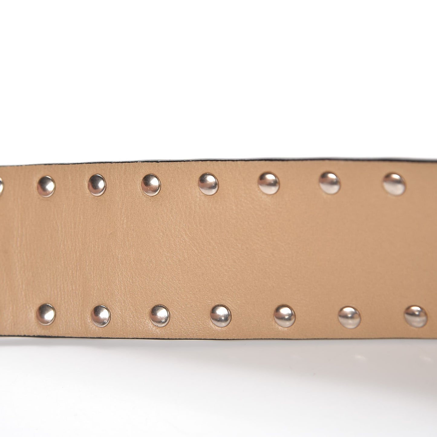 Lambskin Rockstud Spike Shoulder Strap Camel Rose