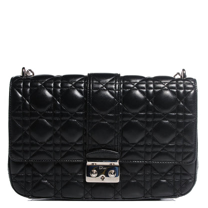 Christian Dior Lambskin Cannage Medium Miss Dior Flap Black 1 of 10