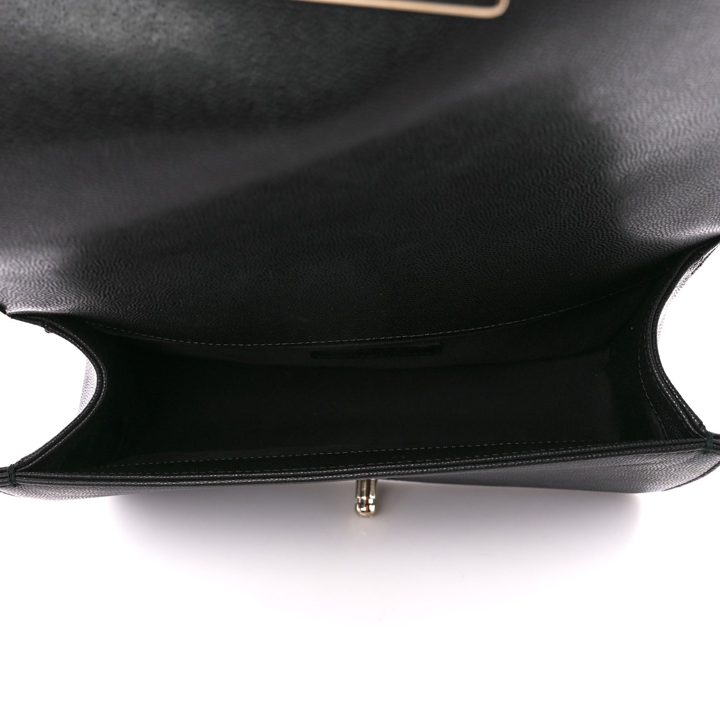 Caviar Quilted Medium Boy Flap Black