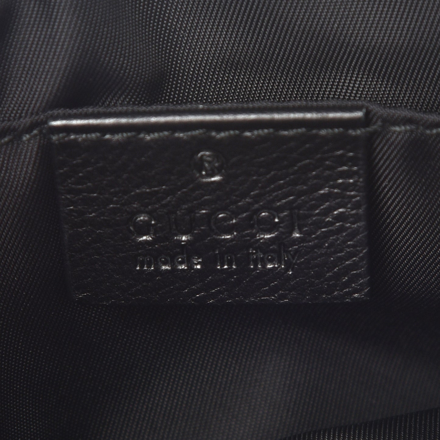 Nylon Web Belt Bag Black