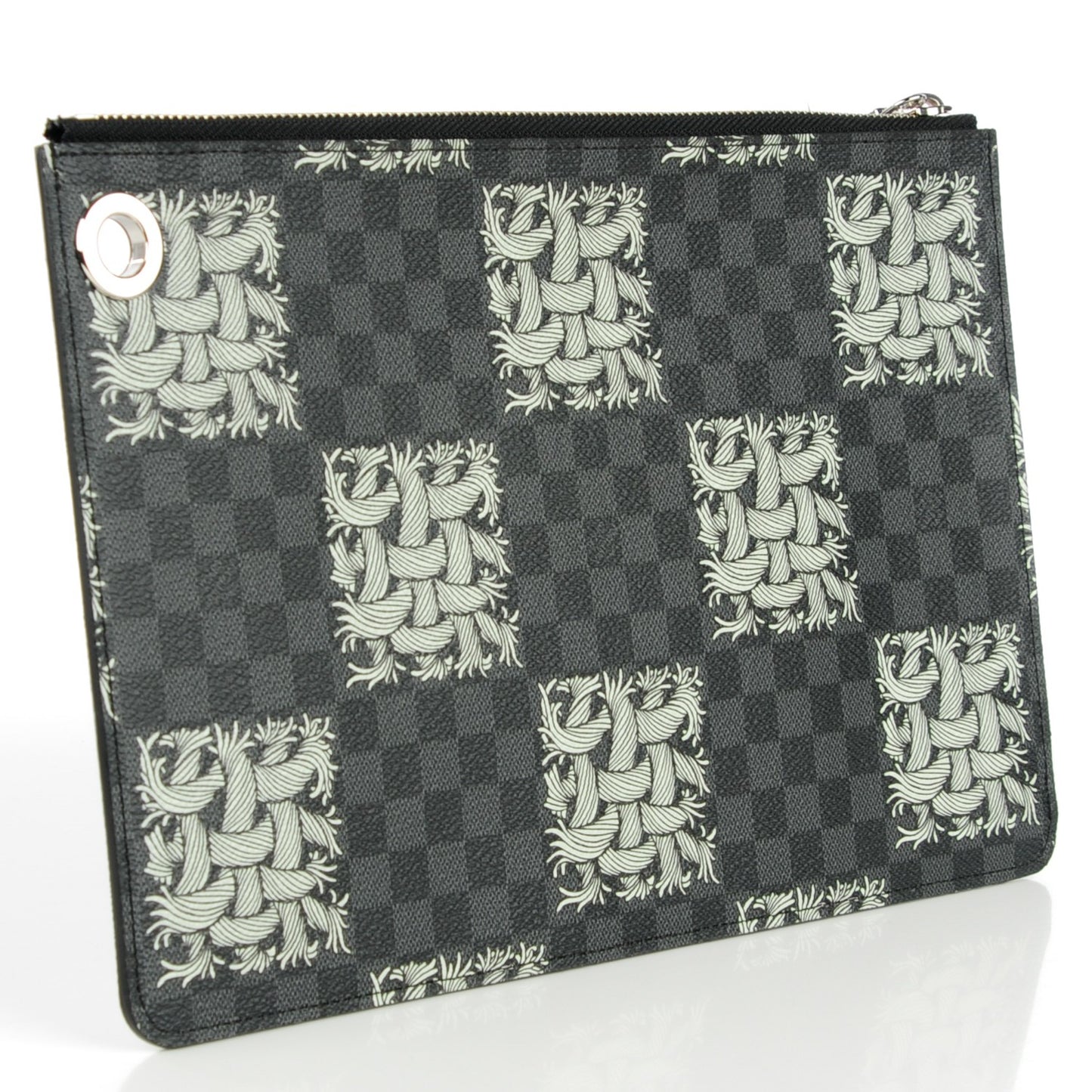 Damier Graphite Rope Pochette Jour PM White