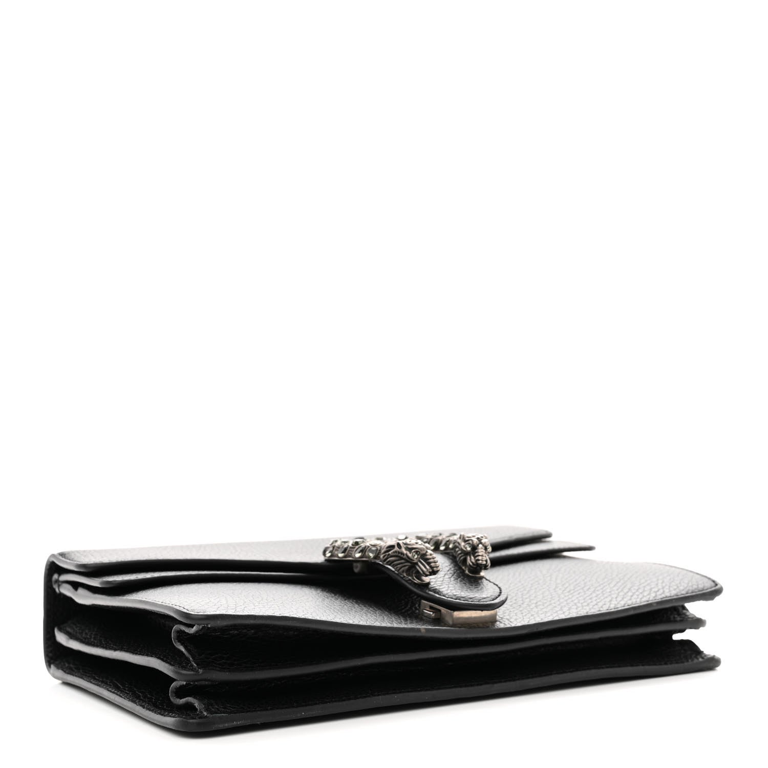 Gucci Pebbled Calfskin Small Dionysus Shoulder Bag Black 4 of 12
