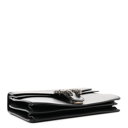 Gucci Pebbled Calfskin Small Dionysus Shoulder Bag Black 4 of 12
