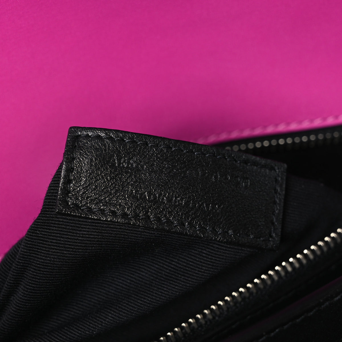 Smooth Calfskin Monogram Cassandra Clasp Bag Electric Fuchsia