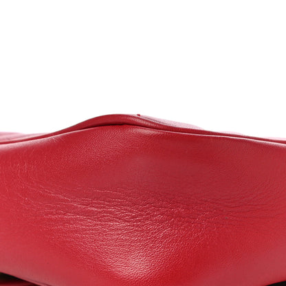 Gucci Calfskin Matelasse Super Mini GG Marmont Shoulder Bag Hibiscus Red 18 of 19