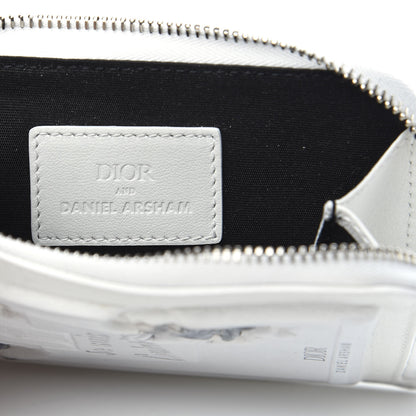 Christian Dior X DANIEL ARSHAM Grained Calfskin Zip Charm White 6 of 9