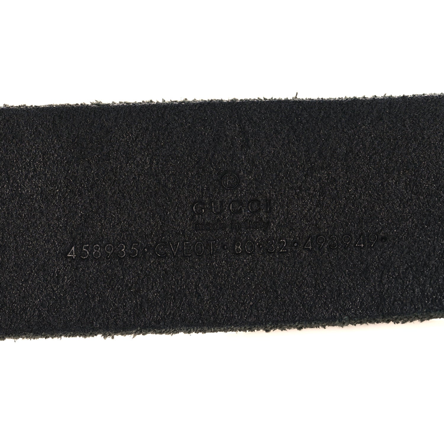 Gucci Calfskin Snake Belt 80 32 Black 5 of 5