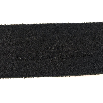 Gucci Calfskin Snake Belt 80 32 Black 5 of 5