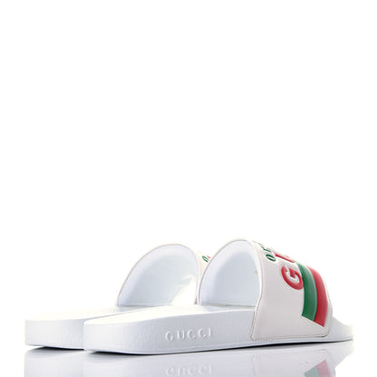 Gucci Nappa Original Gucci Mens Slide Sandals 8 Great White 4 of 7