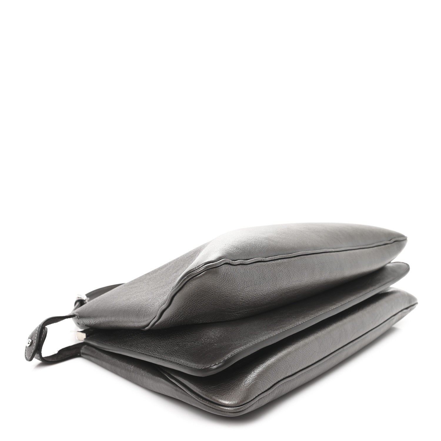 Fendi Metallic Vitello Large Soft Peekaboo Tortora 4 of 11