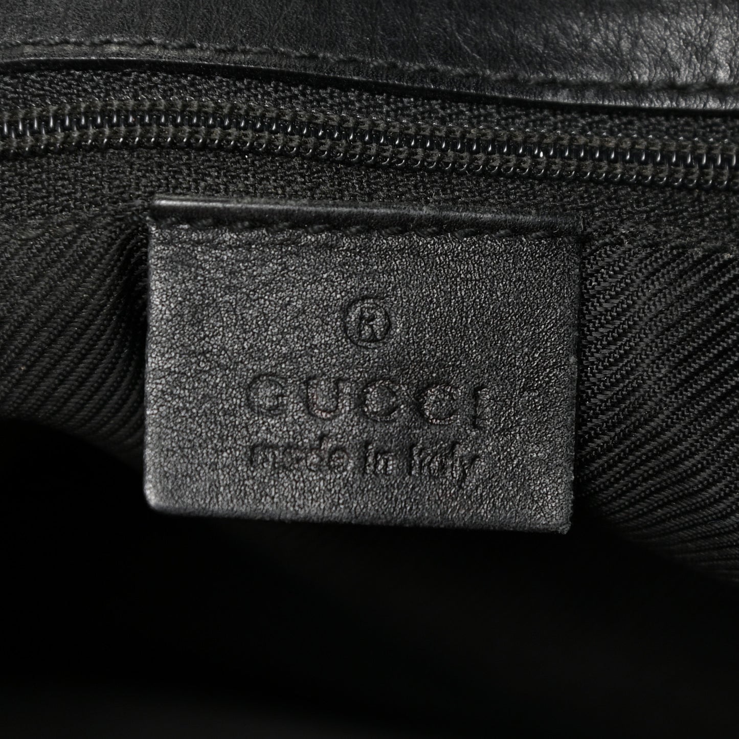 Monogram Small Bucket Tote Black