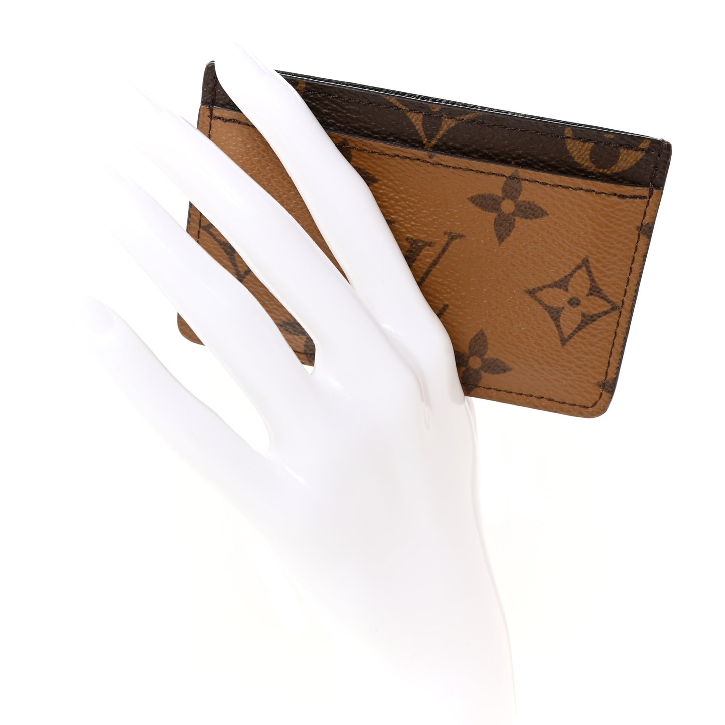 Reverse Monogram Card Holder