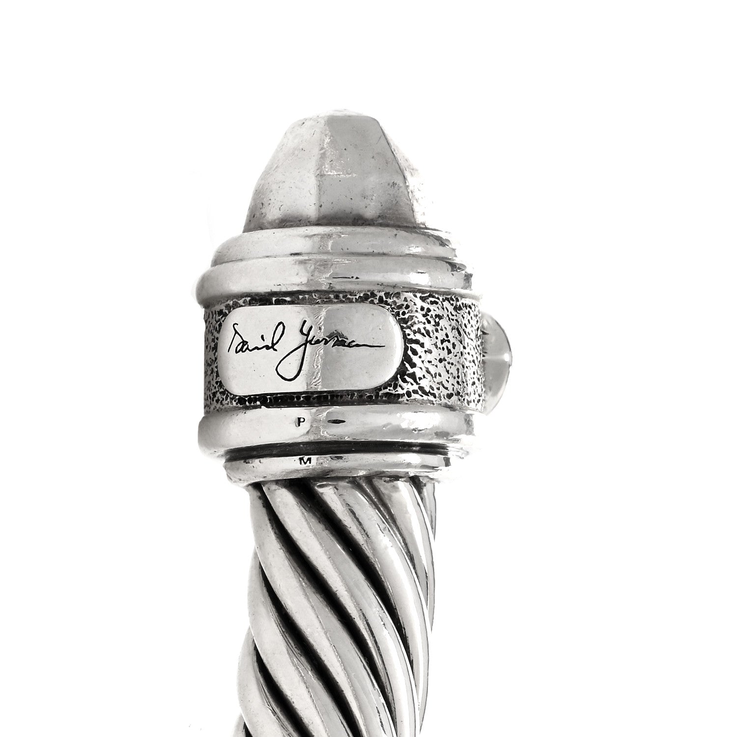 David Yurman Sterling Silver 9mm Renaissance Cable Bracelet 4 of 4