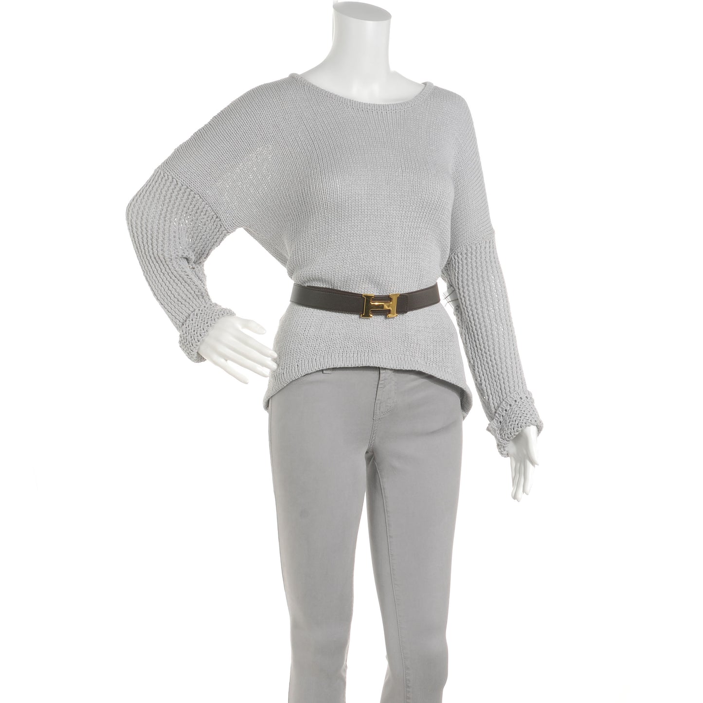Swift Taurillon Gaucho Reversible H Belt 95 Chocolate