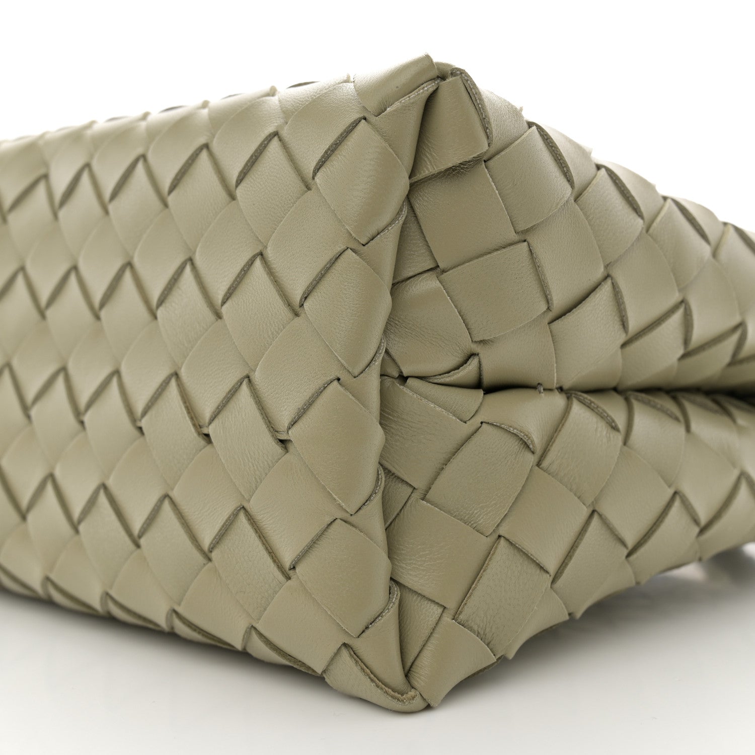 Bottega Veneta Nappa Intrecciato Small Andiamo Shoulder Bag Travertine 9 of 10