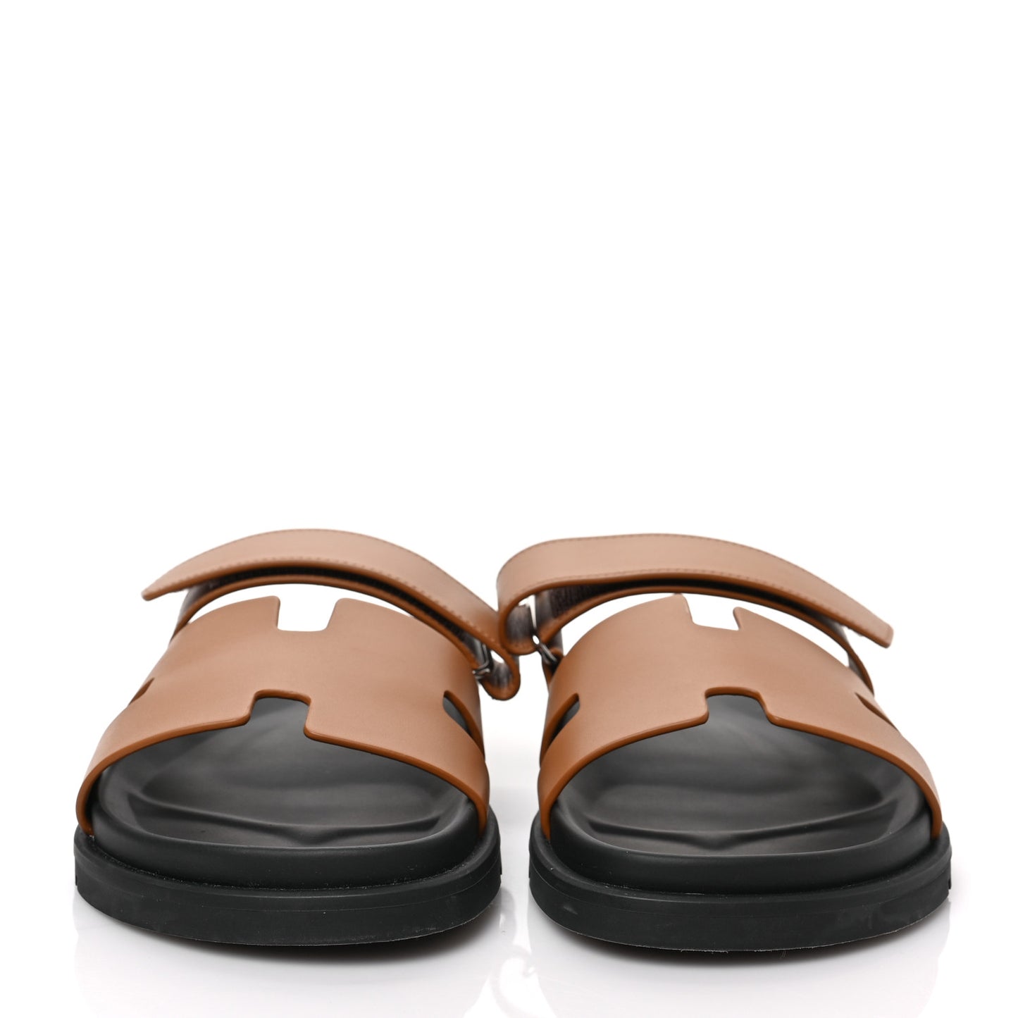 Calfskin Womens Chypre Sandals 39.5 Naturel