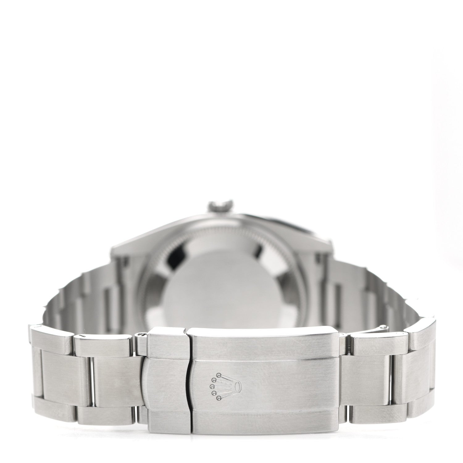 Rolex Stainless Steel 18K White Gold Diamond 34mm Air-King Oyster Perpetual Watch Pink 114234 3 of 5