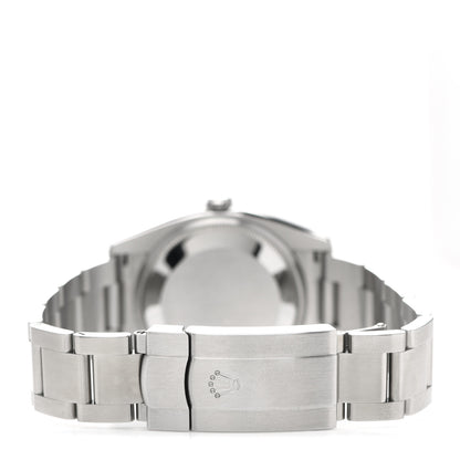 Rolex Stainless Steel 18K White Gold Diamond 34mm Air-King Oyster Perpetual Watch Pink 114234 3 of 5
