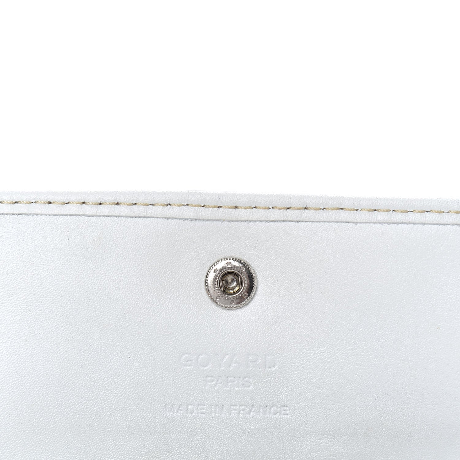 Goyard Goyardine Pouch White 6 of 6