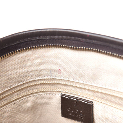 Gucci GG Supreme Monogram Small Zippered Tote Dark Brown 8 of 15