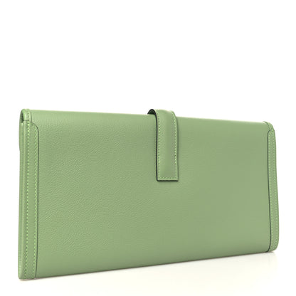 Hermes Evercolor Jige Elan 29 Clutch Vert Criquet 3 of 9