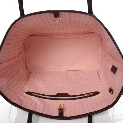 Louis Vuitton Damier Ebene Neo Neverfull MM Rose Ballerine 5 of 10