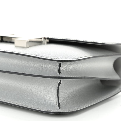 Hermes Metallic Chevre Chamkilight Constance 18 Argent 11 of 12