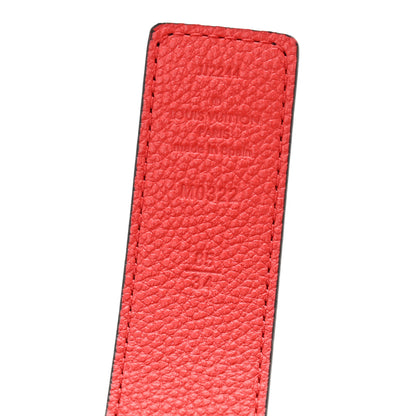 Louis Vuitton Monogram 30mm LV Initiales Reversible Belt 85 34 Coquelicot 6 of 7