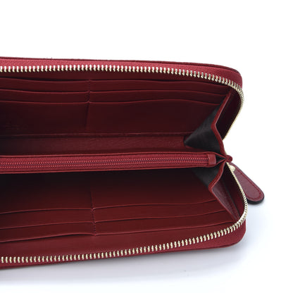 Gucci Microguccissima Zip Around Wallet Red 4 of 8