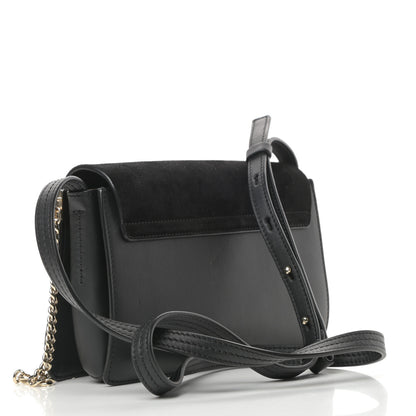 Chloe Suede Calfskin Small Faye Shoulder Bag Black 3 of 14