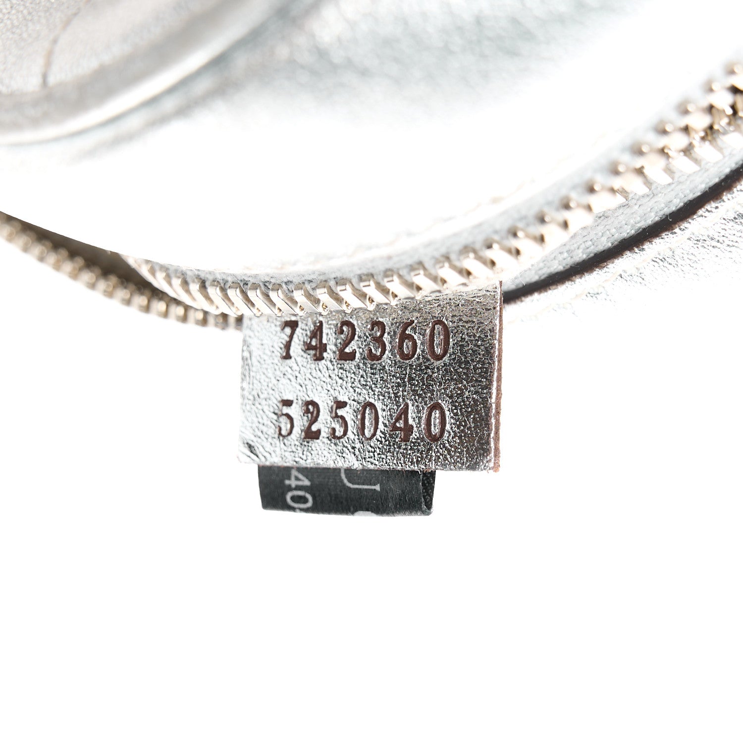 Gucci Metallic Sakai Be Green Calfskin Diagonal Stitched Small Blondie Shoulder Bag Silver 7 of 13