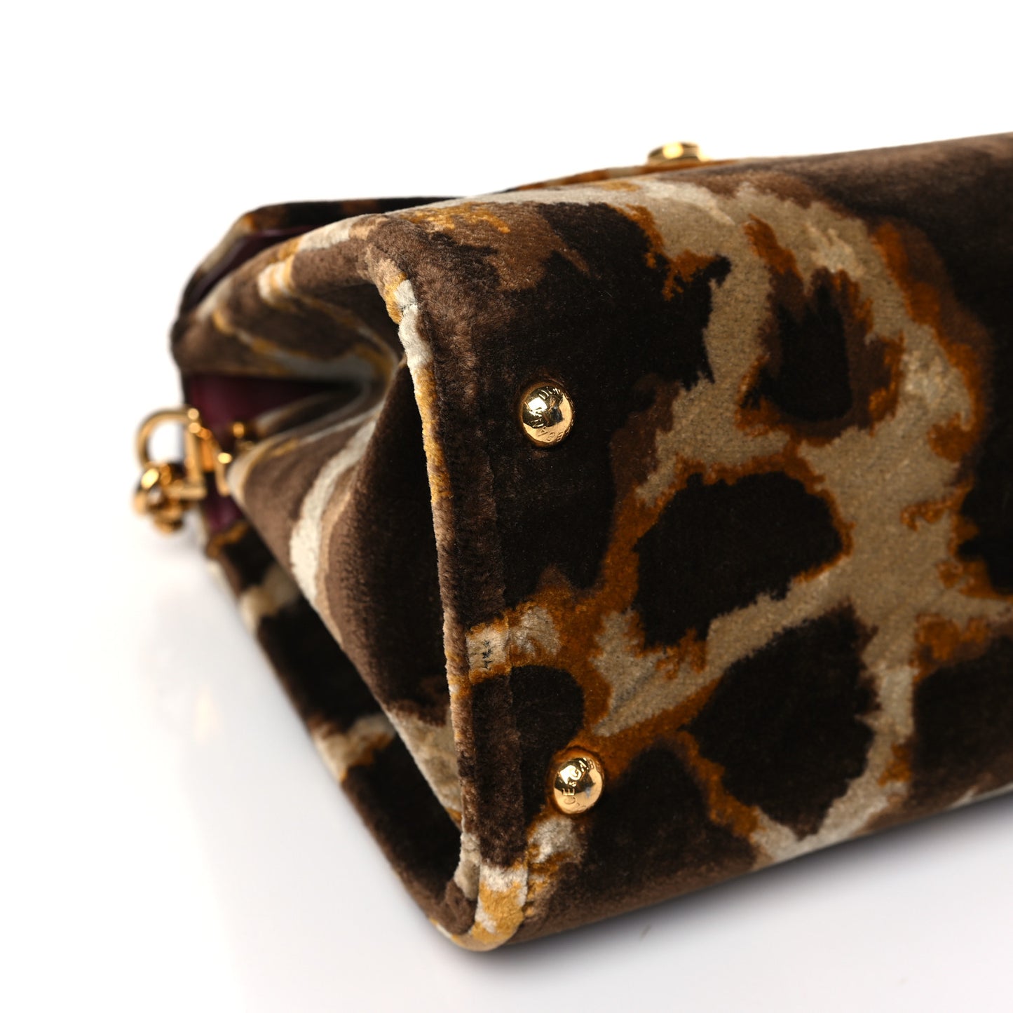 Velvet Giraffe Printed Welcome Satchel Multicolor