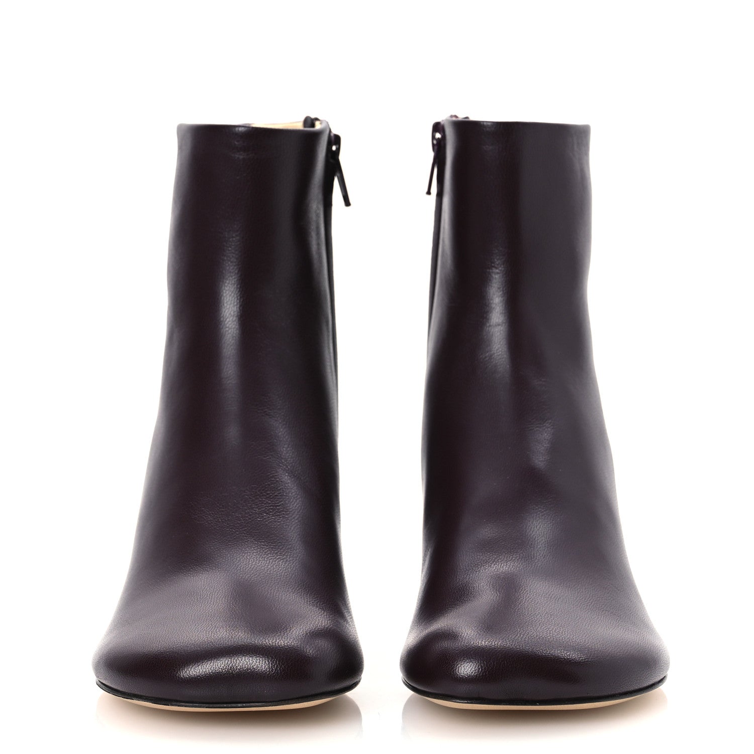 Loewe Calfskin Toy Ankle Boots 35 Burgundy 3 of 11