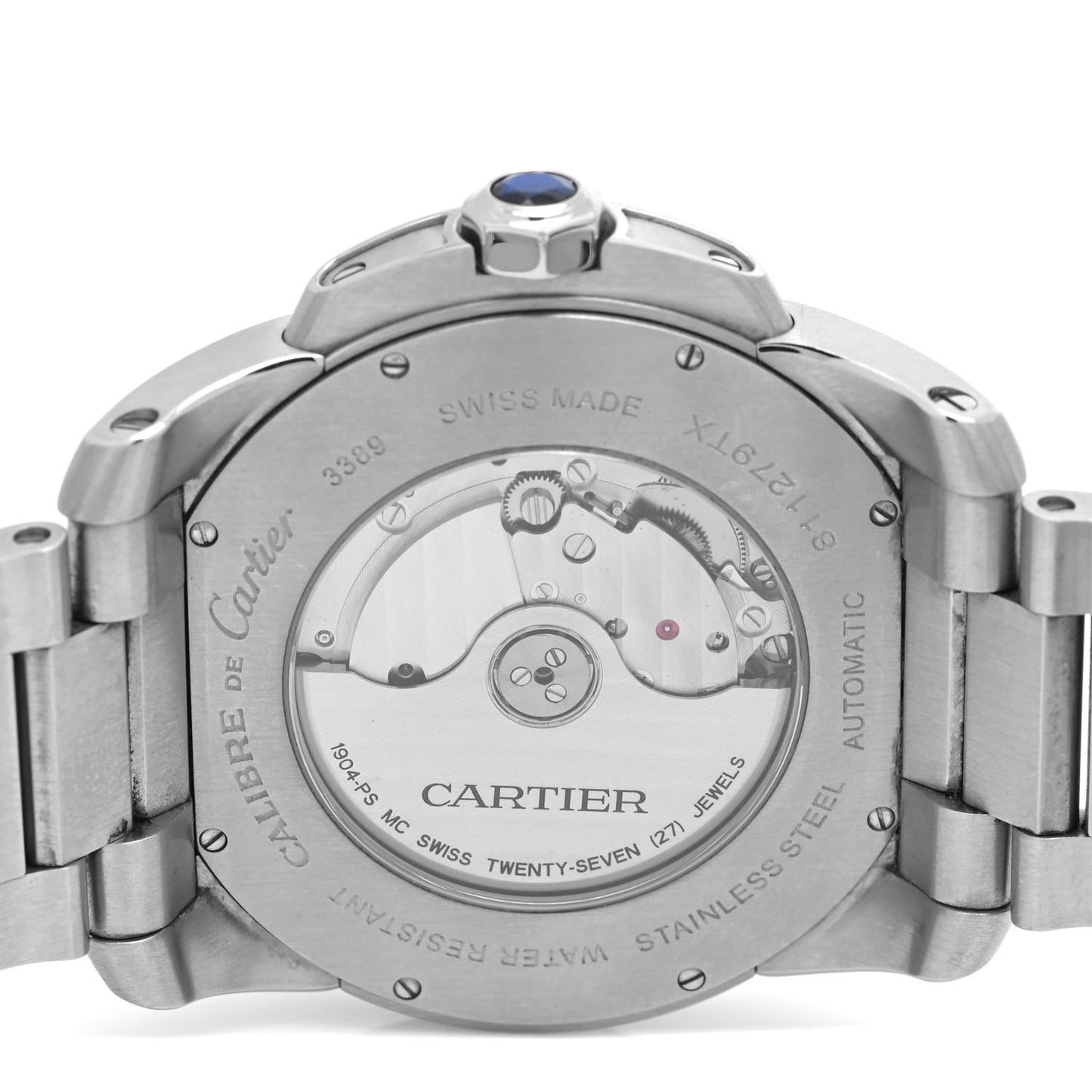 Stainless Steel 42mm Calibre de Cartier Automatic Watch
