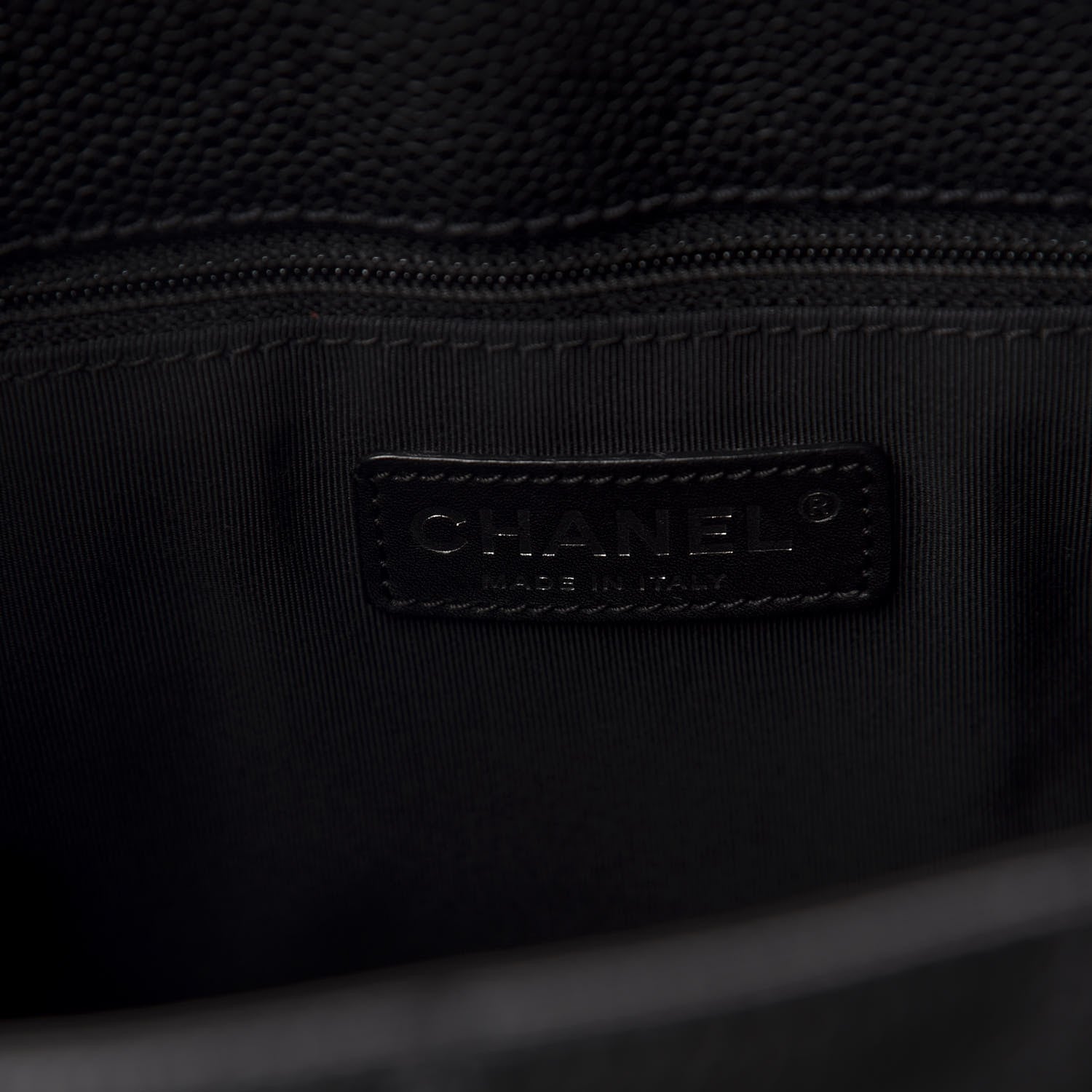 Chanel Caviar Quilted Grand Shopping Tote GST Black 8 of 10