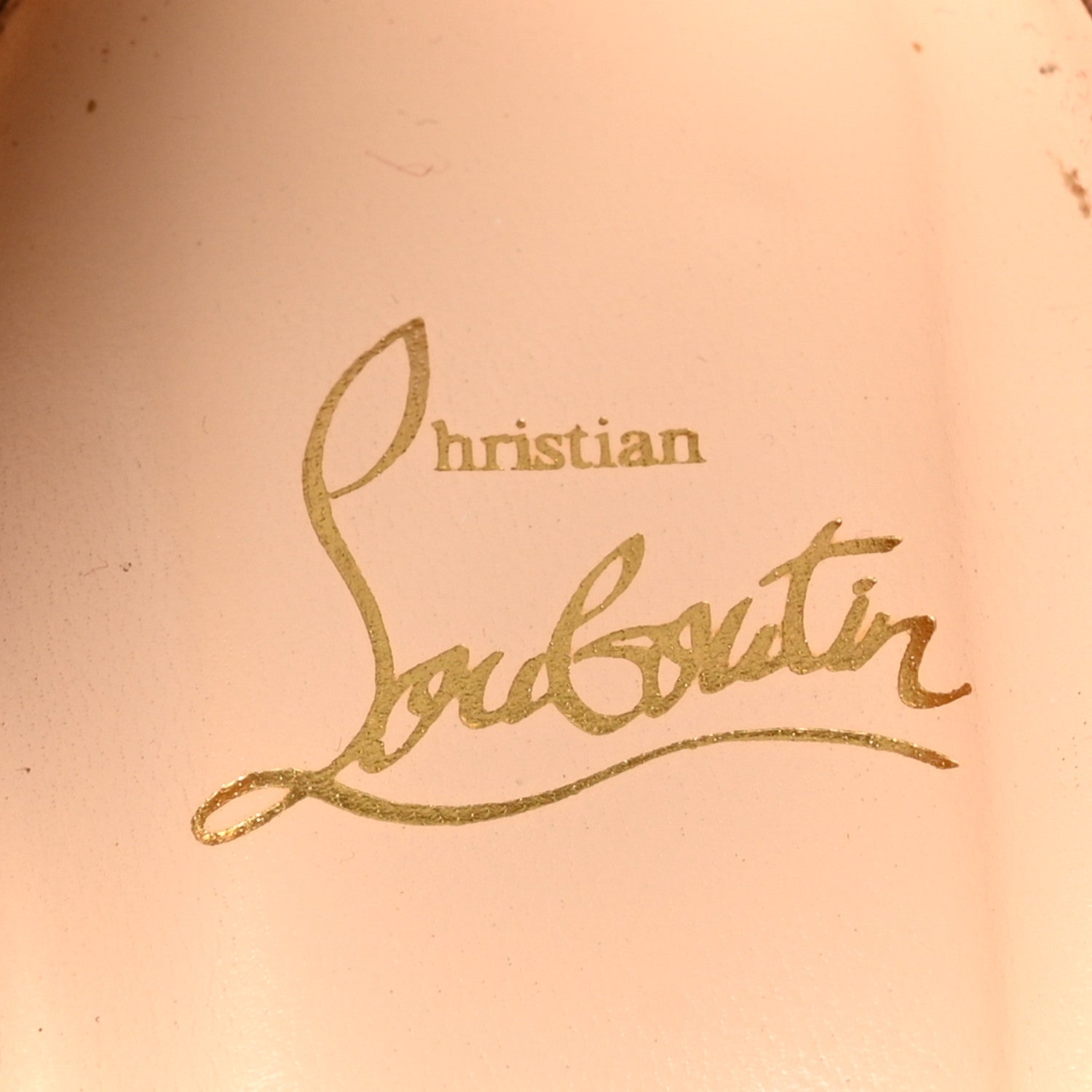 Christian Louboutin Patent New Very Prive 100 Pumps 40 Nude 7 of 12