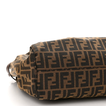 Fendi Zucca Vitello Artic Tote Tobacco 10 of 10