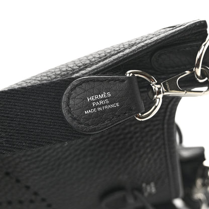 Hermes Taurillon Clemence Evelyne TPM Black 7 of 13