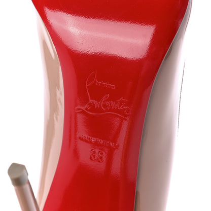 Christian Louboutin Patent Hot Chick 100 Pumps 36 Nude 7 of 7