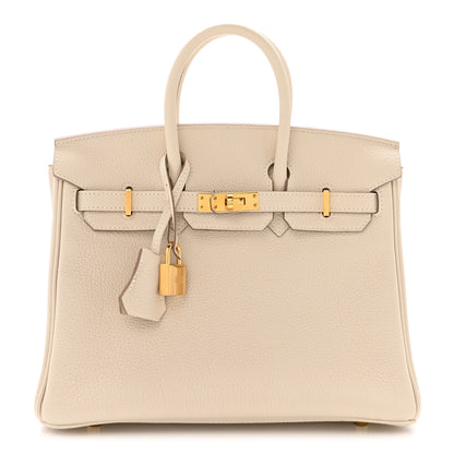 Hermes Togo Birkin 25 Craie 1 of 11