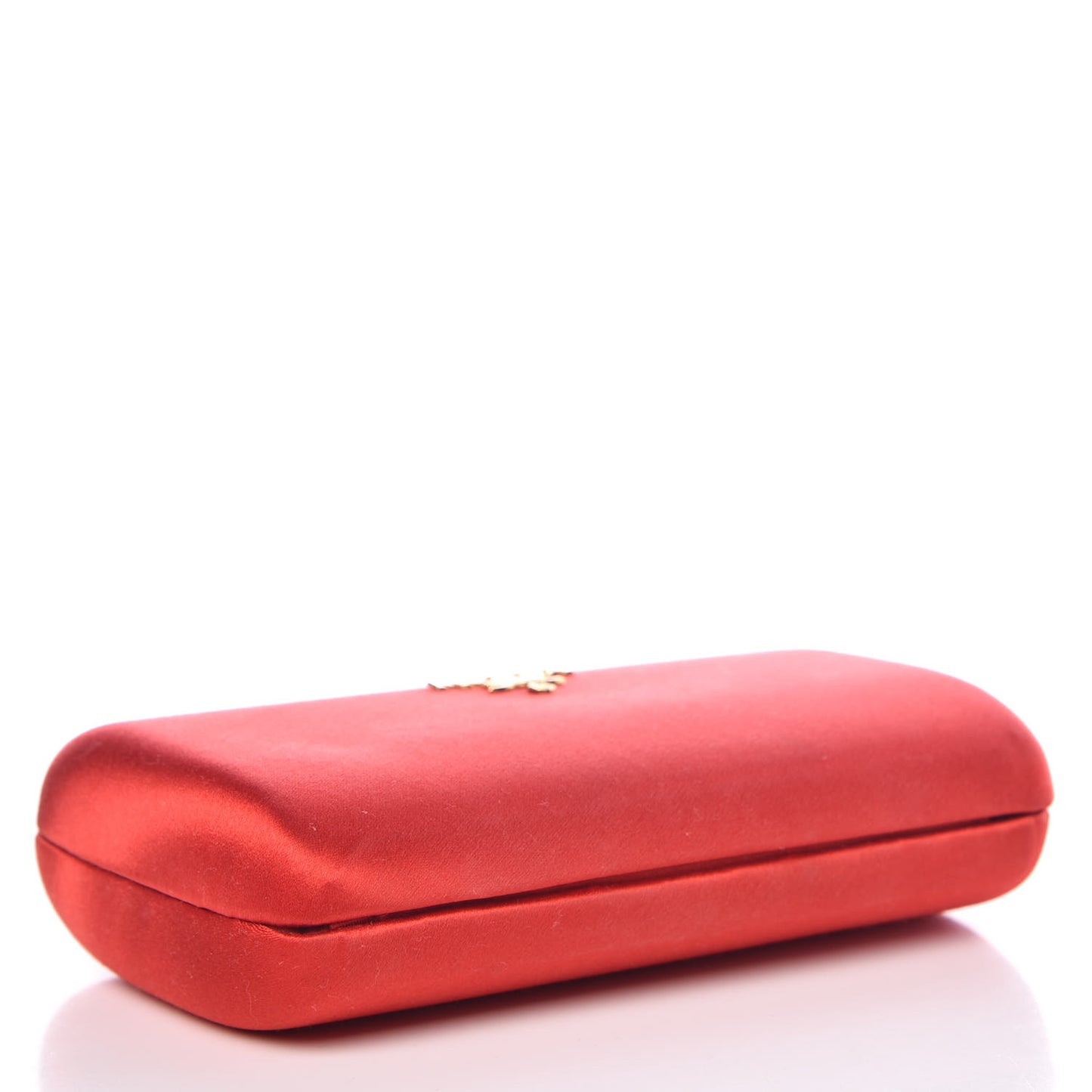 Satin Box Clutch Fuoco