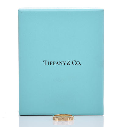 Tiffany 18K Yellow Gold Atlas Ring 49 4.75 6 of 6