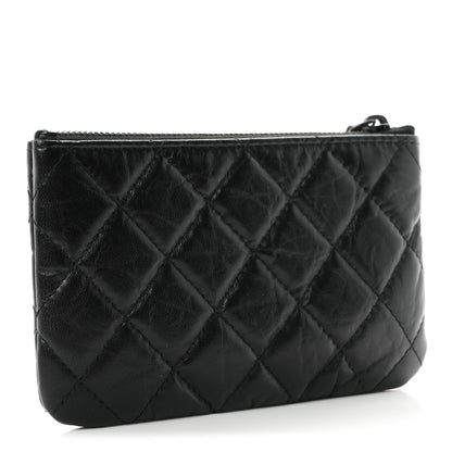 Chanel Aged Calfskin Quilted Small Reissue Cosmetic Case So Black 3 of 8