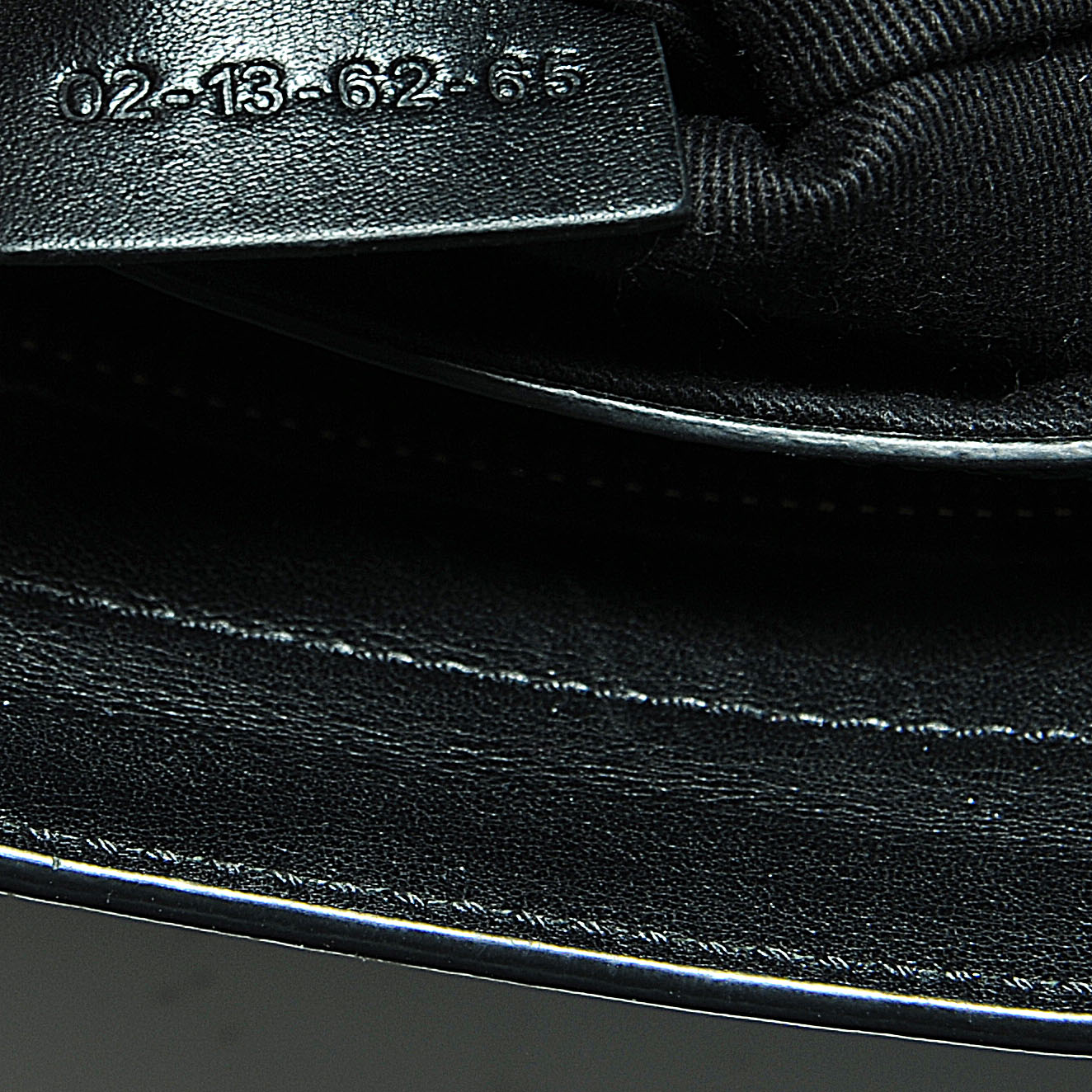 Lizard Embossed Mini Alice Satchel Black White