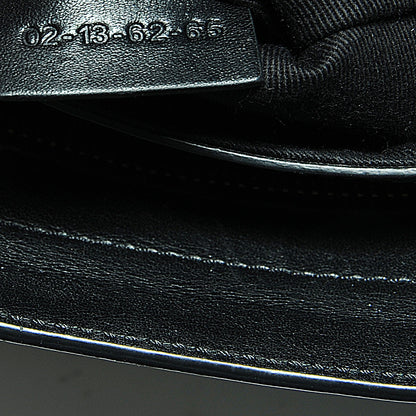 Chloe Lizard Embossed Mini Alice Satchel Black White 9 of 11