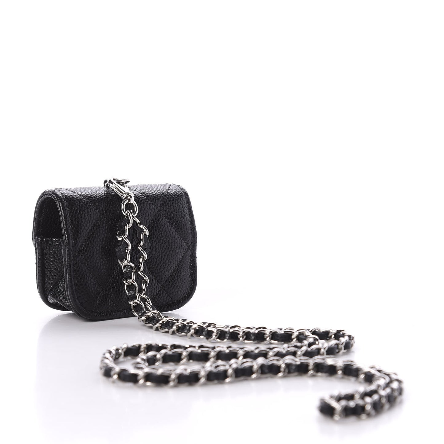 Caviar Quilted Airpods Pro Case Black