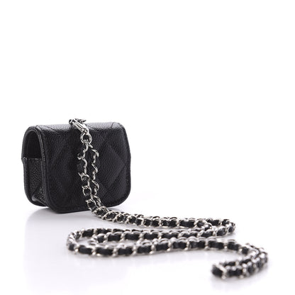 Chanel Caviar Quilted Airpods Pro Case Black 2 of 8
