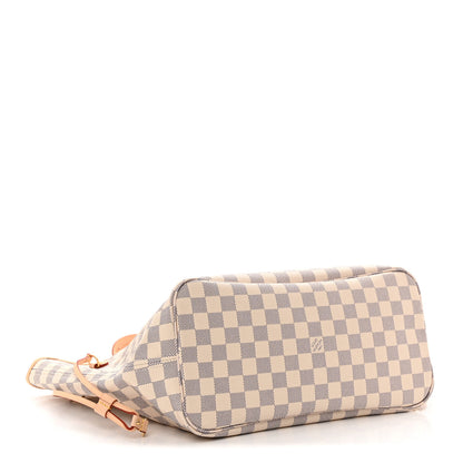 Louis Vuitton Damier Azur Neo Neverfull MM Rose Ballerine 5 of 10