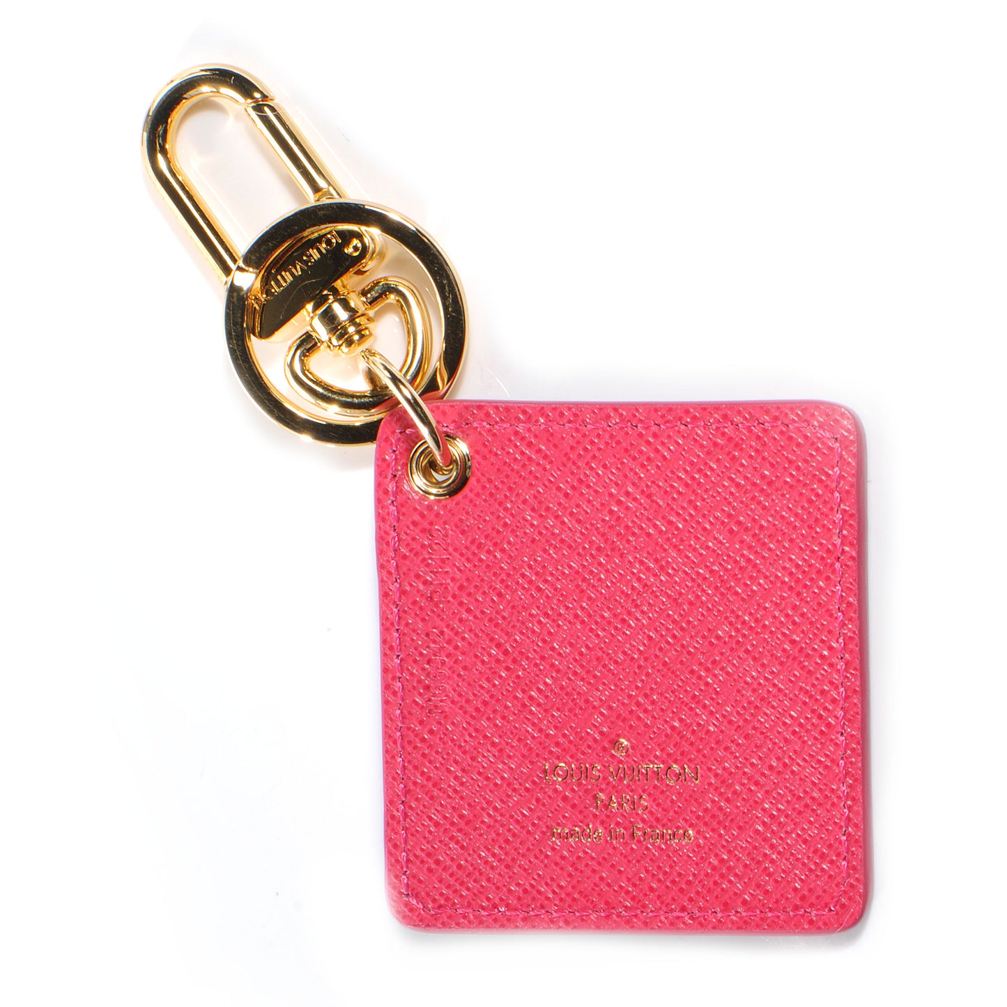 Monogram Illustre Carousel Bag Charm Key Ring Pink
