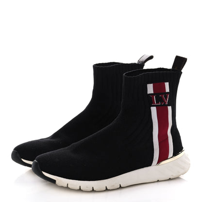 Louis Vuitton Stretch Fabric Aftergame Sneaker Boots 38 Black 3 of 11
